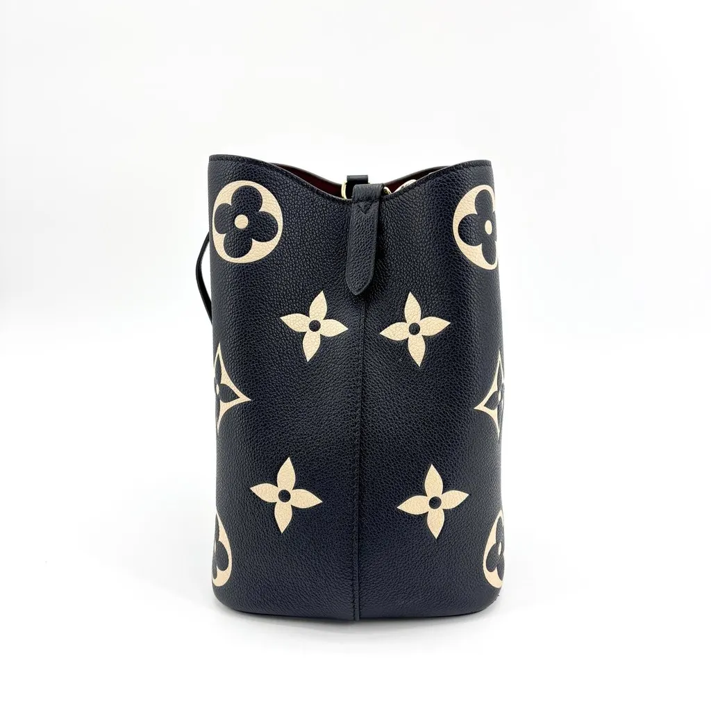 Louis Vuitton NeoNoe MM Monogram Empreinte Black Beige Beige Leather Very good - Box View