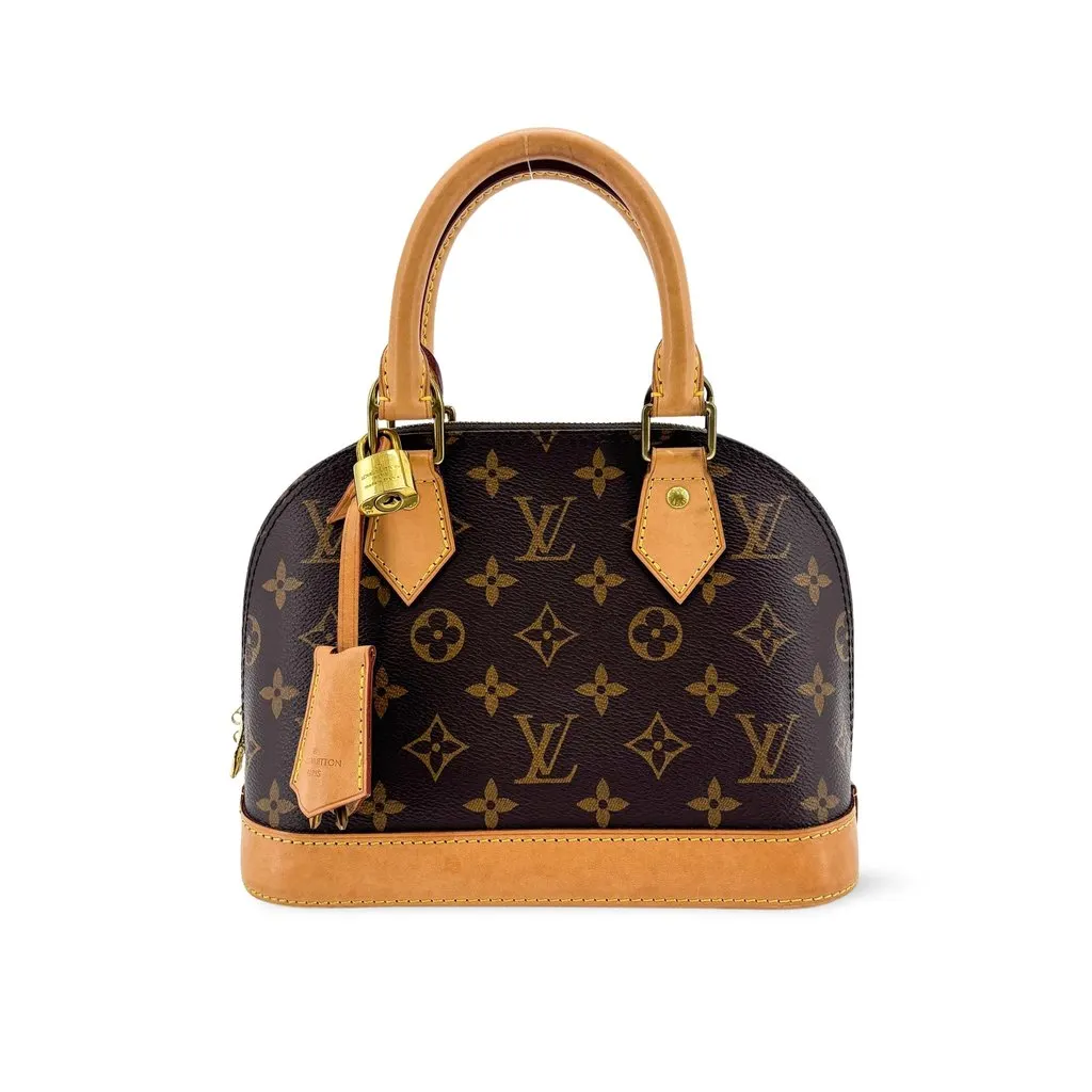 Louis Vuitton Alma BB Monogram Beige Canvas Very good - Front View