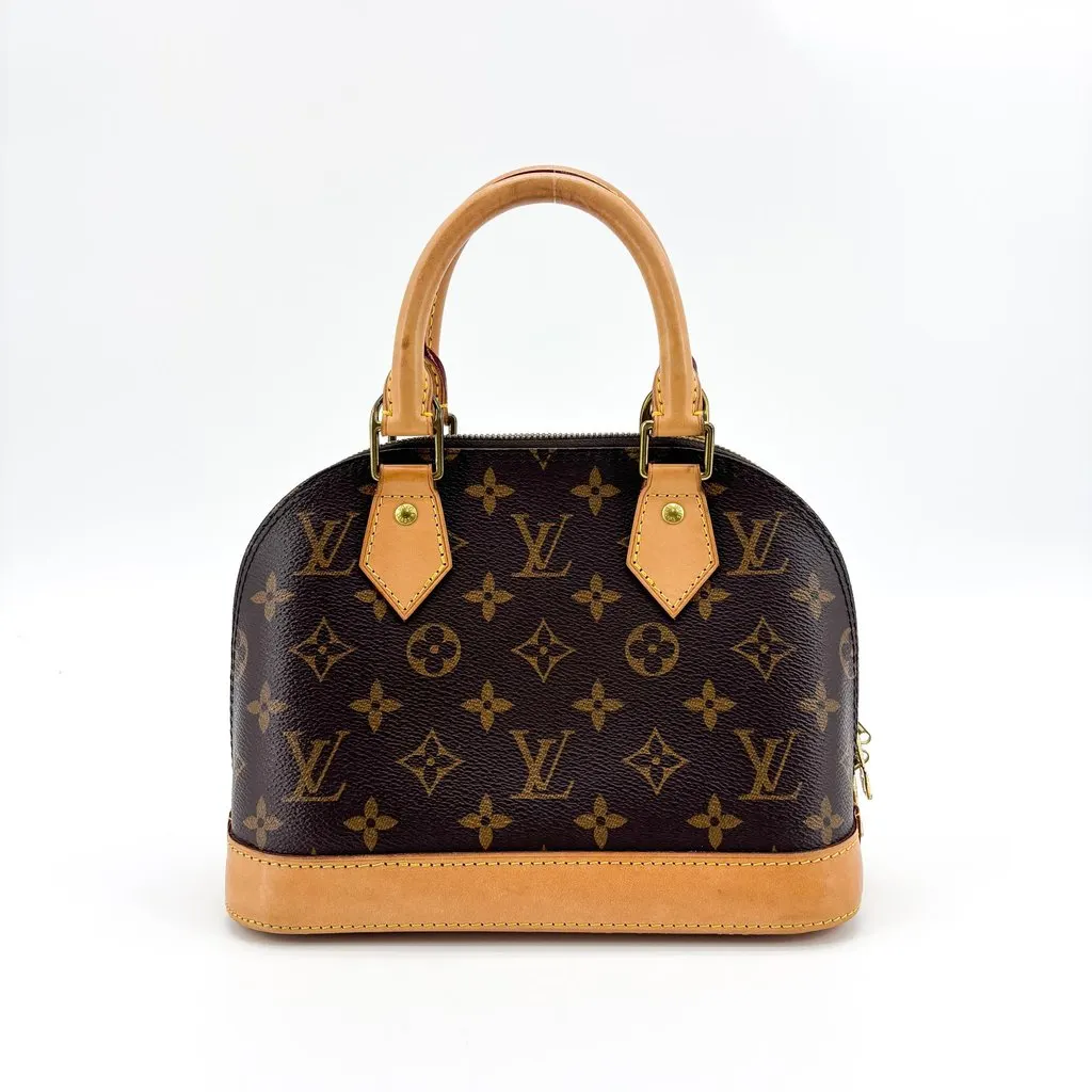 Louis Vuitton Alma BB Monogram Beige Canvas Very good - Inside View