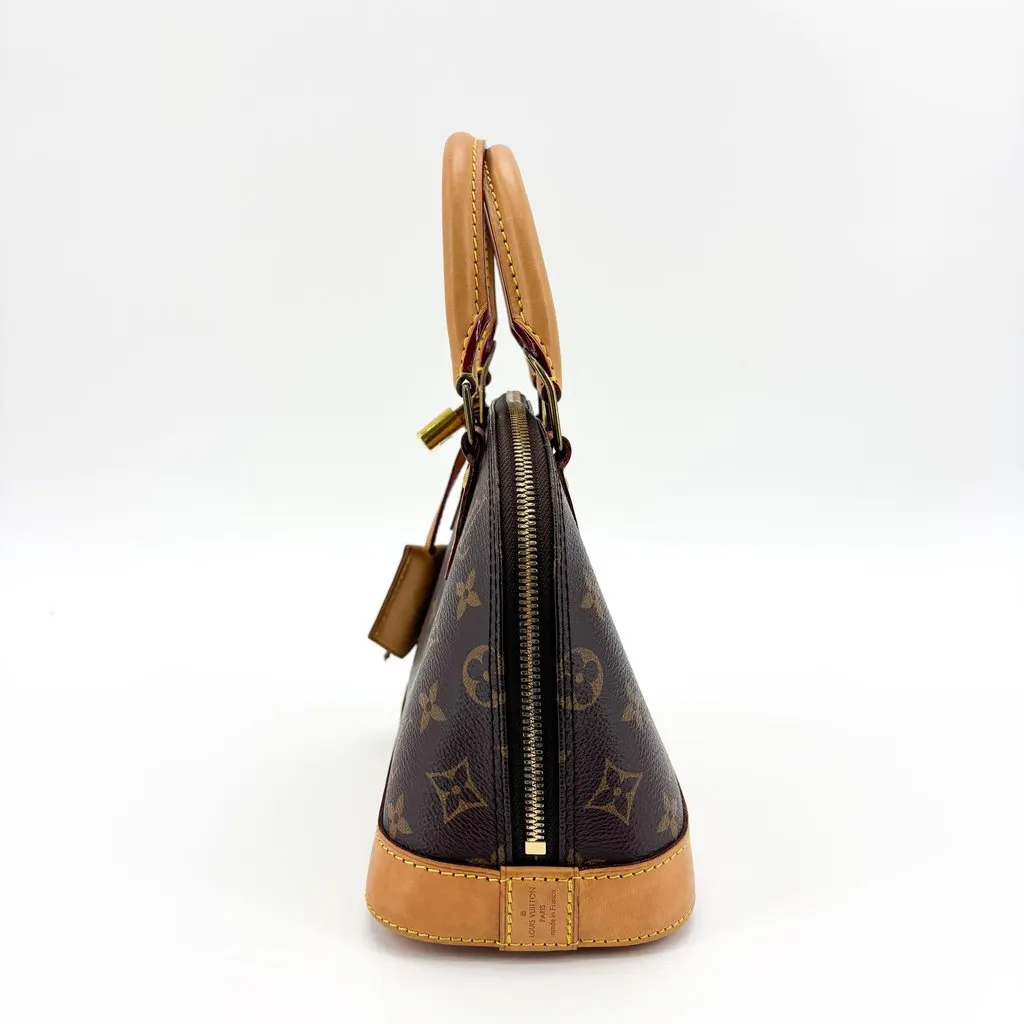 Louis Vuitton Alma BB Monogram Beige Canvas Very good - Box View