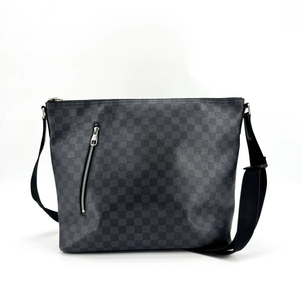 Louis Vuitton Damier Graphite Mick PM Black Canvas Very good - Back View