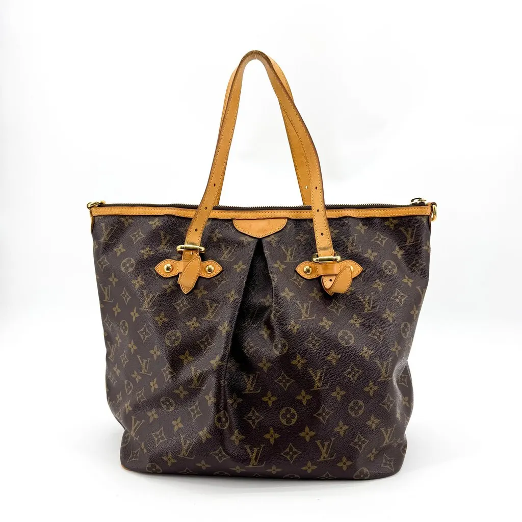 Louis Vuitton Monogram Palermo PM Brown Canvas Good - Inside View