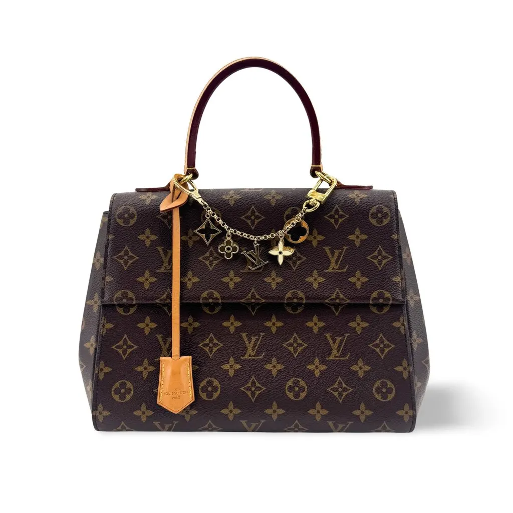 Louis Vuitton Cluny BB Monogram Bordeaux Brown Canvas Very good - Front View