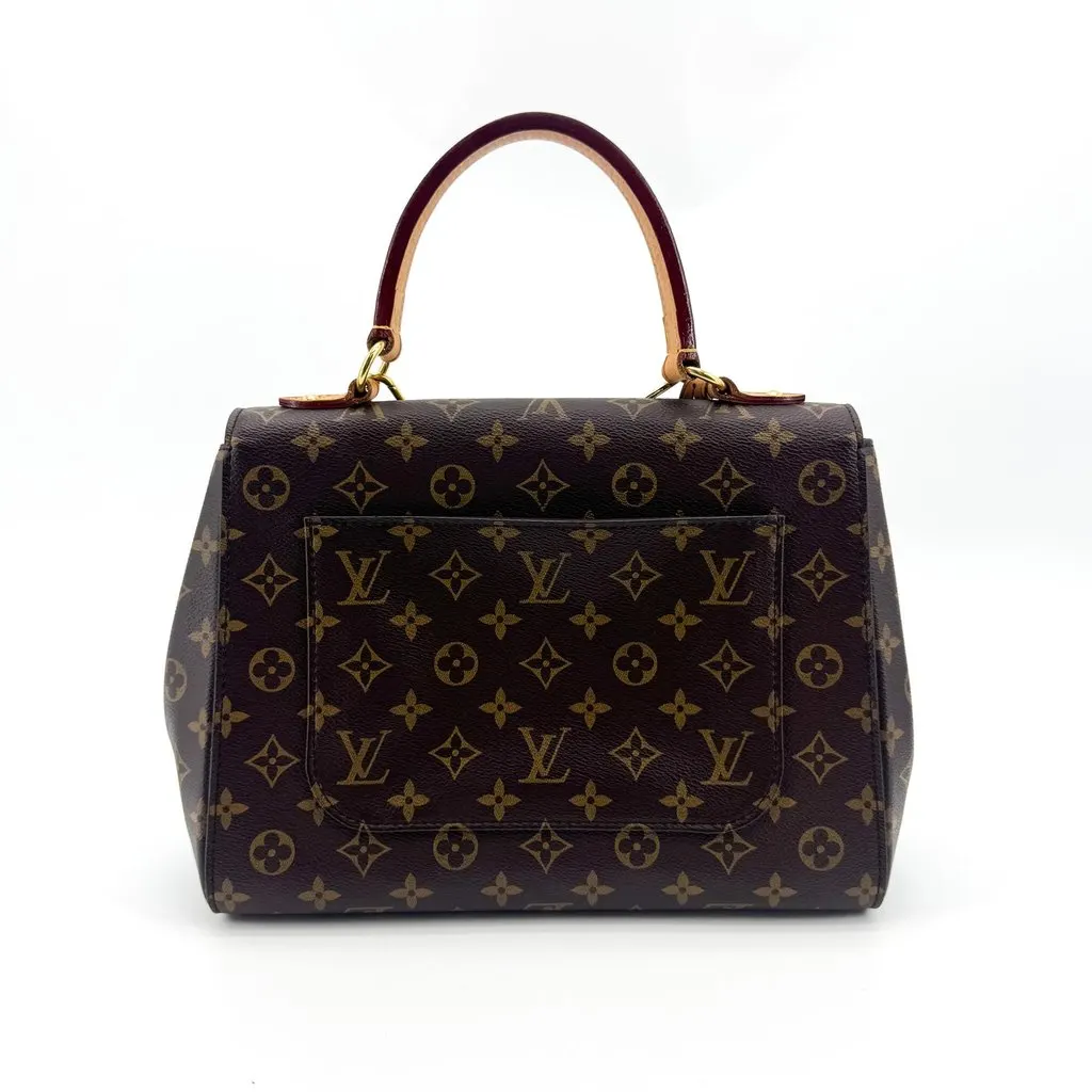 Louis Vuitton Cluny BB Monogram Bordeaux Brown Canvas Very good - Inside View
