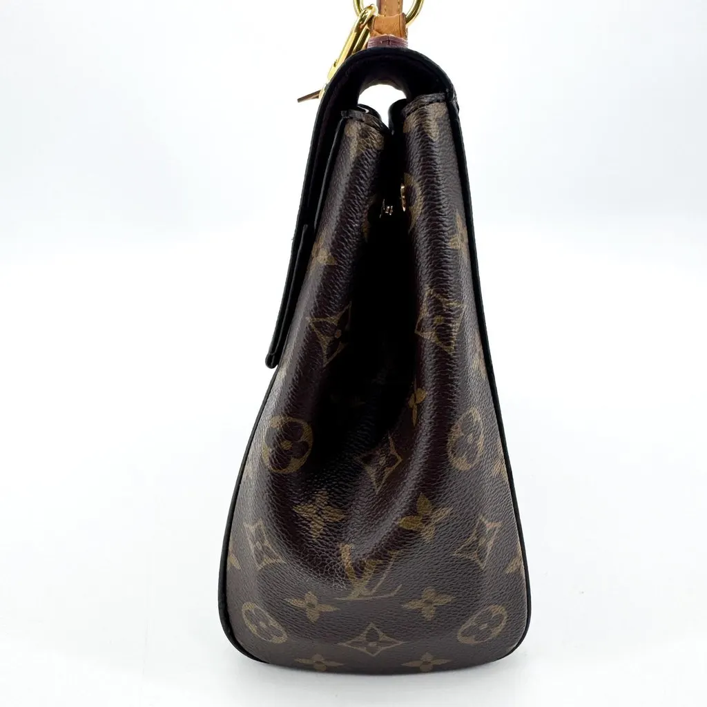Louis Vuitton Cluny BB Monogram Bordeaux Brown Canvas Very good - Model View