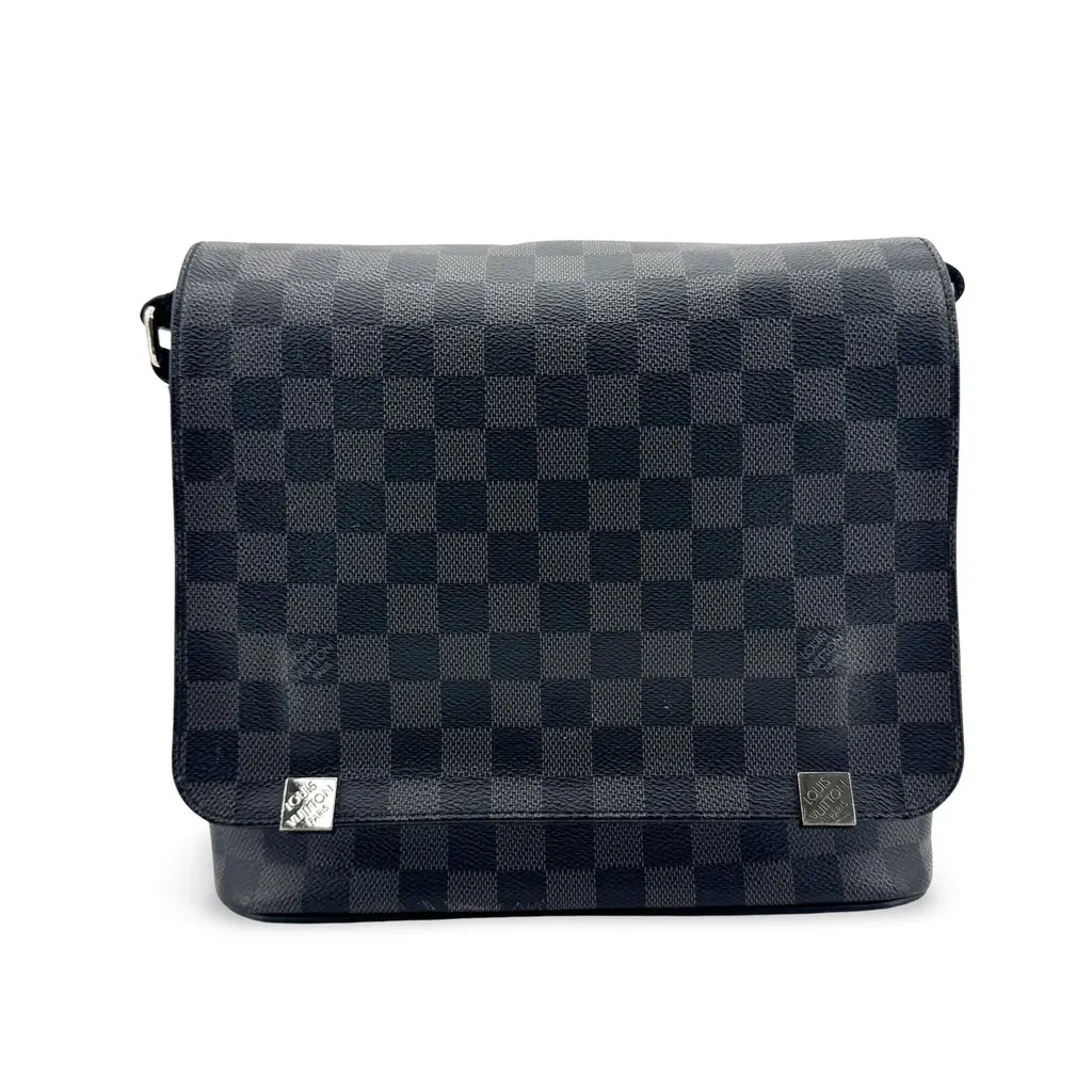 Louis Vuitton Damier Graphite Daniel PM Black Canvas Very good - Front View