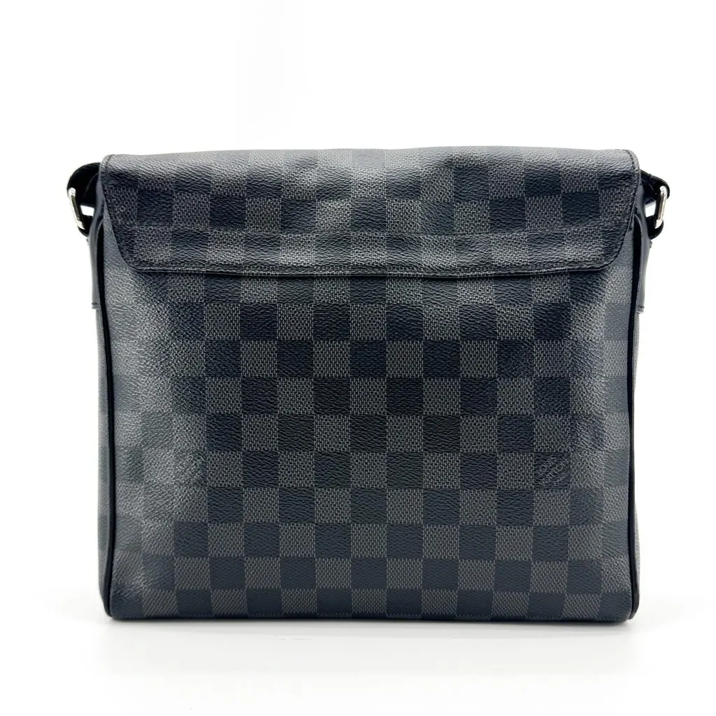 Louis Vuitton Damier Graphite Daniel PM Black Canvas Very good - Back View