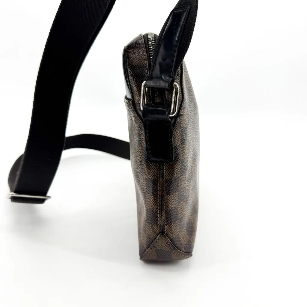 Louis Vuitton Damier Ebene Olav PM Brown Canvas Good - Inside View