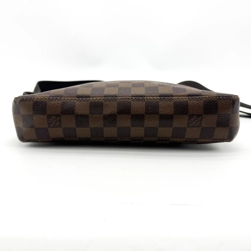 Louis Vuitton Damier Ebene Olav PM Brown Canvas Good - Box View