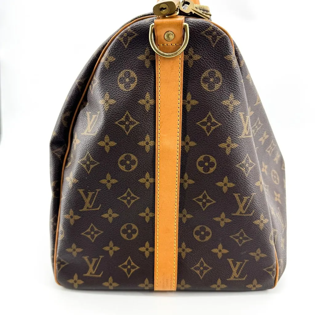 Louis Vuitton Monogram Keepall 50 Beige Canvas Good - Box View