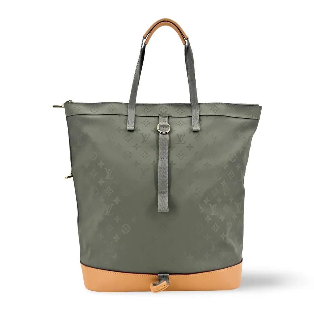 Louis Vuitton Monogram Light Pack Grey Brown Polyamide Good - Front View