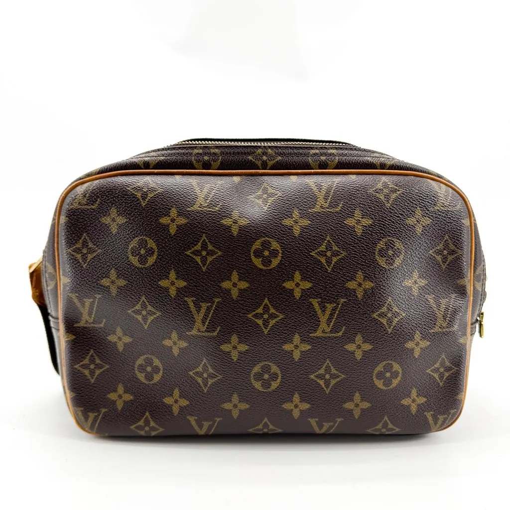Louis Vuitton Monogram Trousse Toilette 28 Brown Brown Canvas Fair - Back View