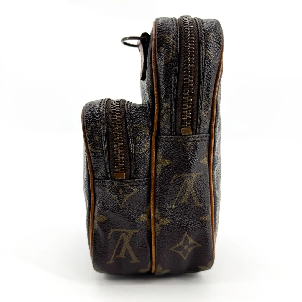 Louis Vuitton Monogram Amazone 15 Crossbody Bag Brown Brown Canvas Good - Inside View
