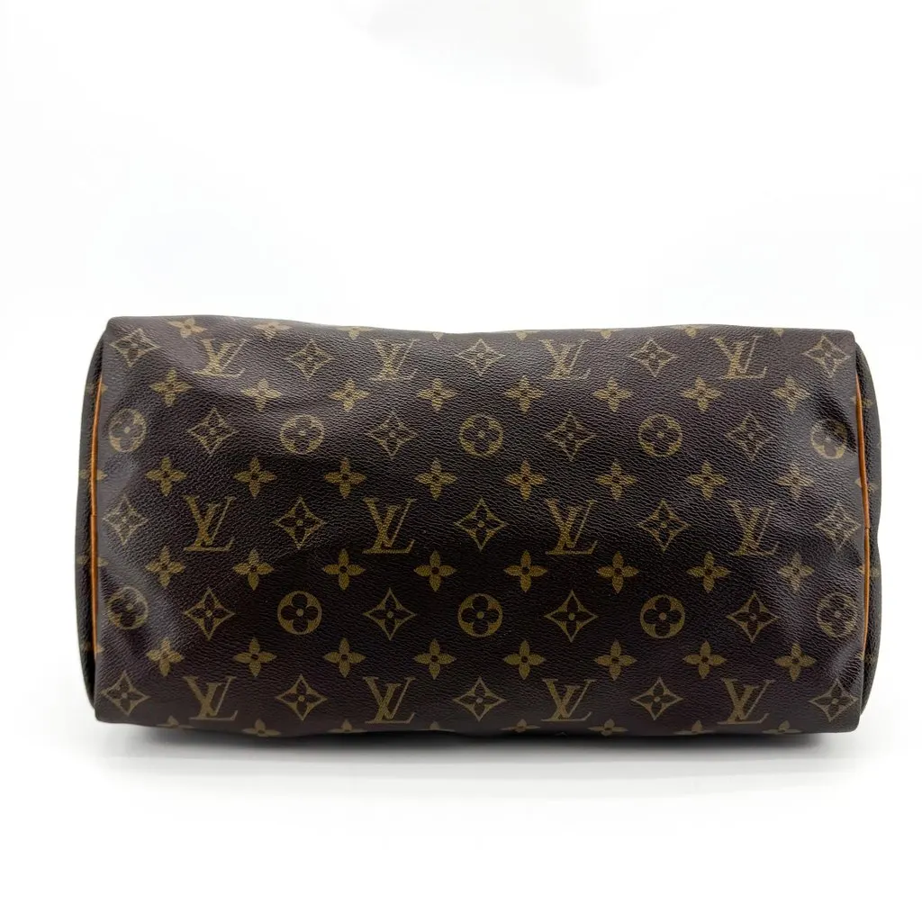 Louis Vuitton Monogram Speedy 35 Brown Canvas Good - Box View