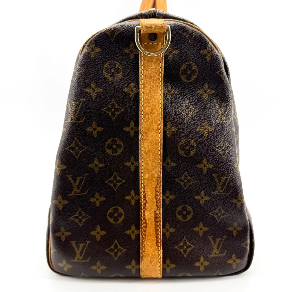 Louis Vuitton Keepall 50 Monogram Beige Canvas Fair - Inside View