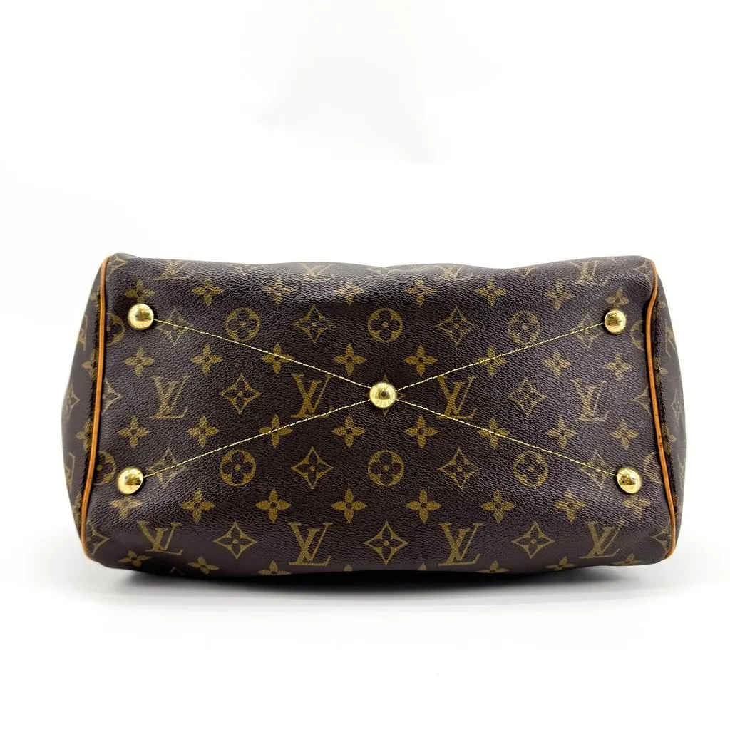 Louis Vuitton Monogram Tivoli GM Shoulder Bag Beige Canvas Good - Box View