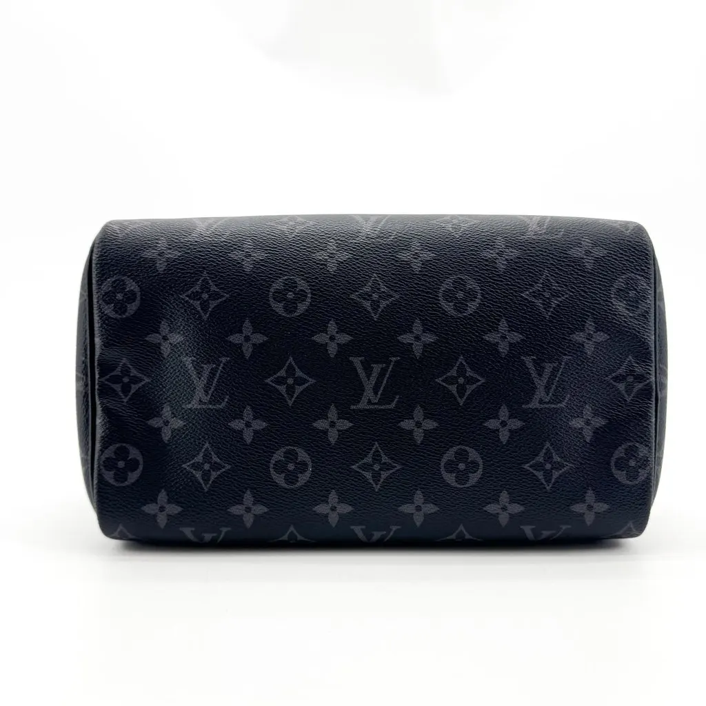 Louis Vuitton Monogram Eclipse Toiletry Pouch GM Black Black Canvas Very good - Box View
