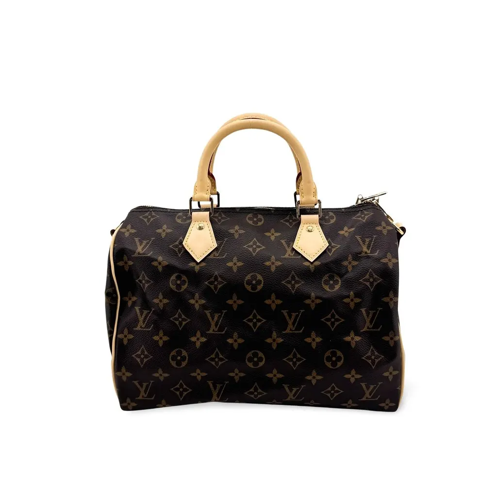 Louis Vuitton Monogram Speedy 30 Beige Canvas Very good - Front View