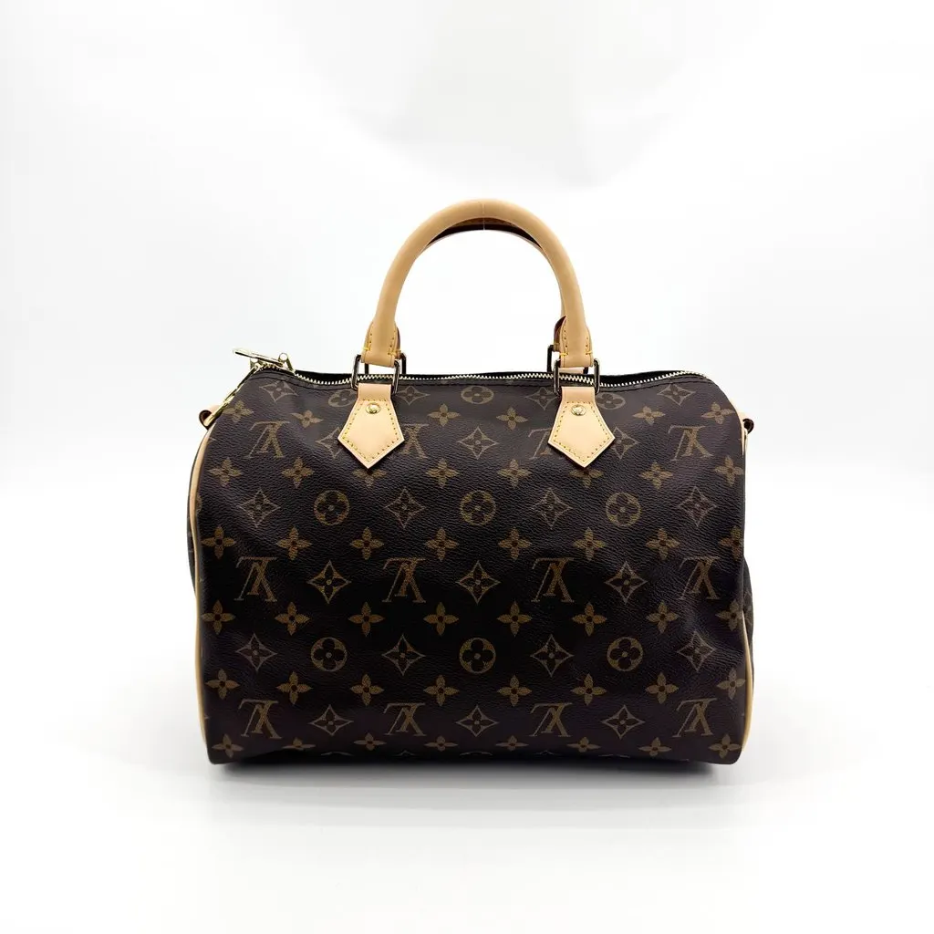 Louis Vuitton Monogram Speedy 30 Beige Canvas Very good - Inside View