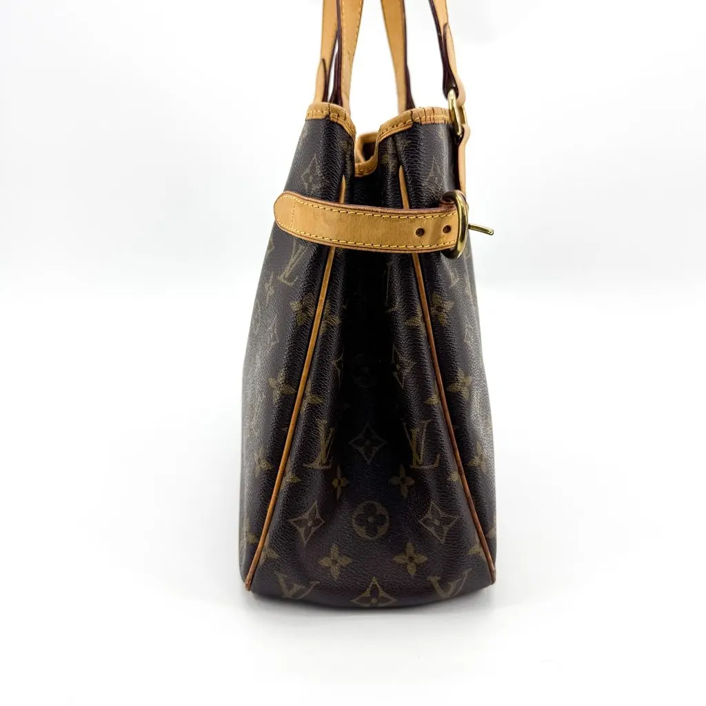 Louis Vuitton Monogram Batignolles Horizontal Shoulder Bag Beige Canvas Fair - Box View