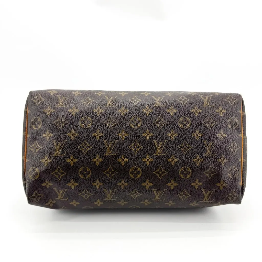 Louis Vuitton Monogram Speedy 35 Beige Canvas Good - Box View