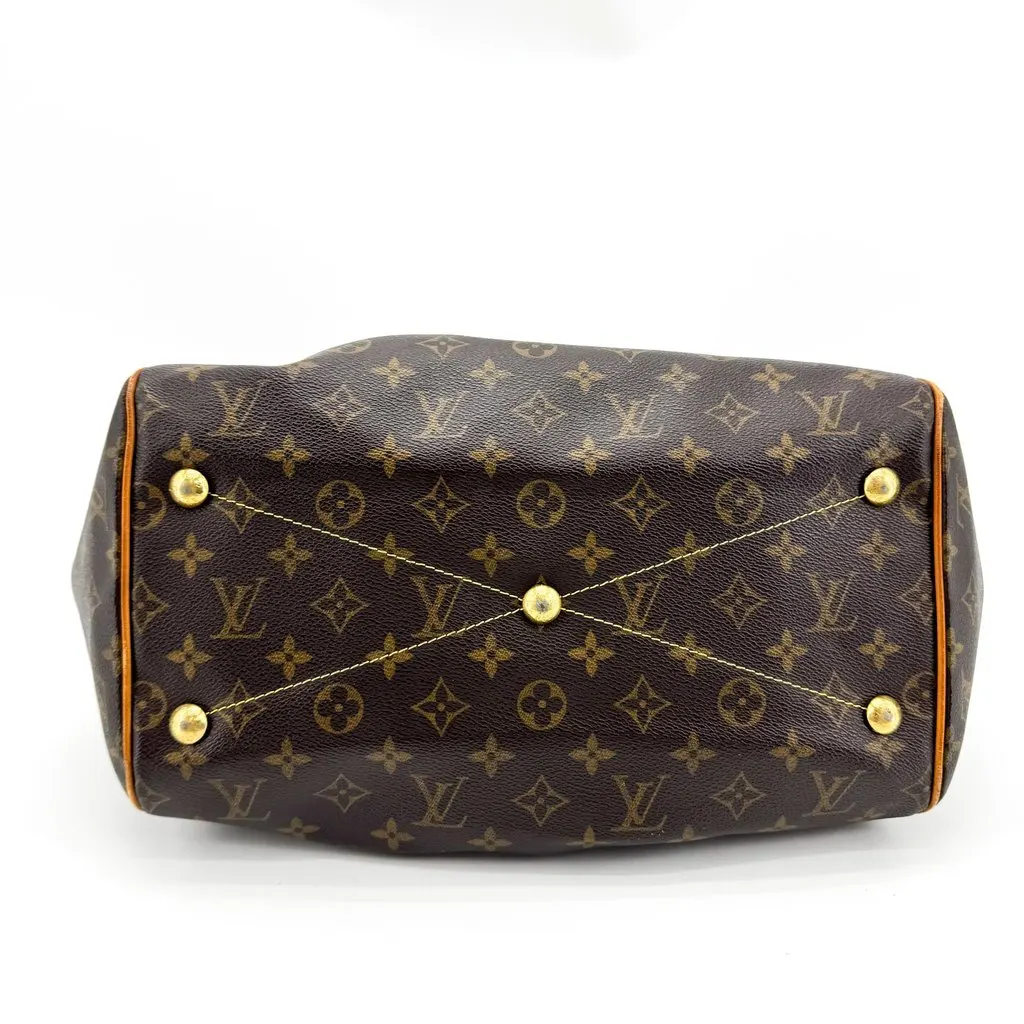 Louis Vuitton Monogram Tivoli GM Shoulder Bag Beige Canvas Good - Box View