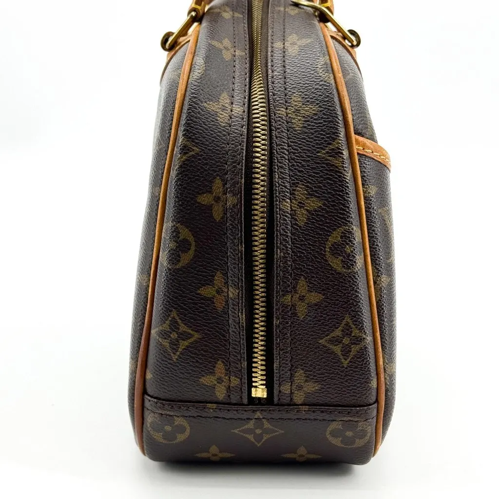 Louis Vuitton Monogram Trouville Handbag Beige Canvas Good - Box View