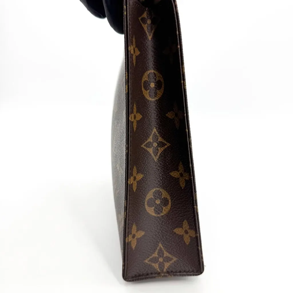 Louis Vuitton Monogram Pochette Toilette 26 Brown Canvas Good - Inside View