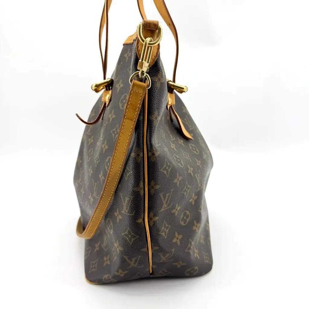 Louis Vuitton Monogram Palermo PM Bag Beige Canvas Fair - Inside View