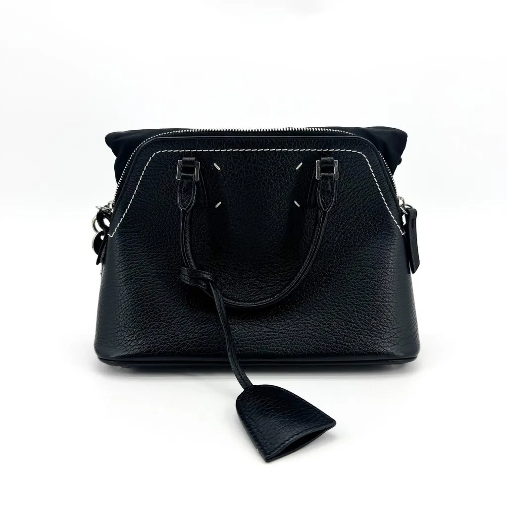 Maison Margiela 5AC Micro Bag Black Black Leather Good - Inside View