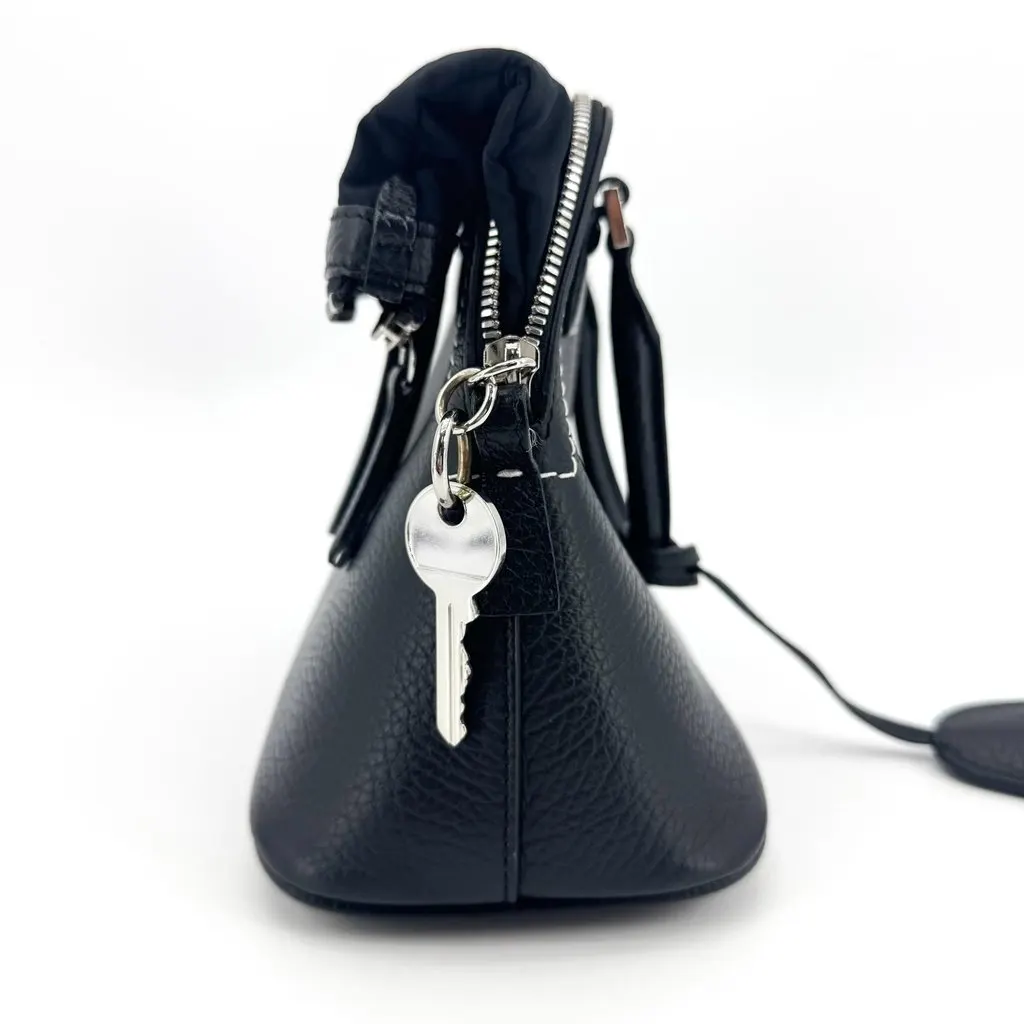 Maison Margiela 5AC Micro Bag Black Black Leather Good - Model View