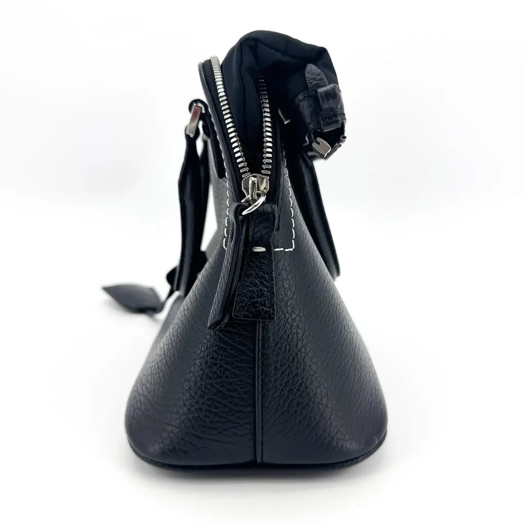Maison Margiela 5AC Micro Bag Black Black Leather Good - Box View