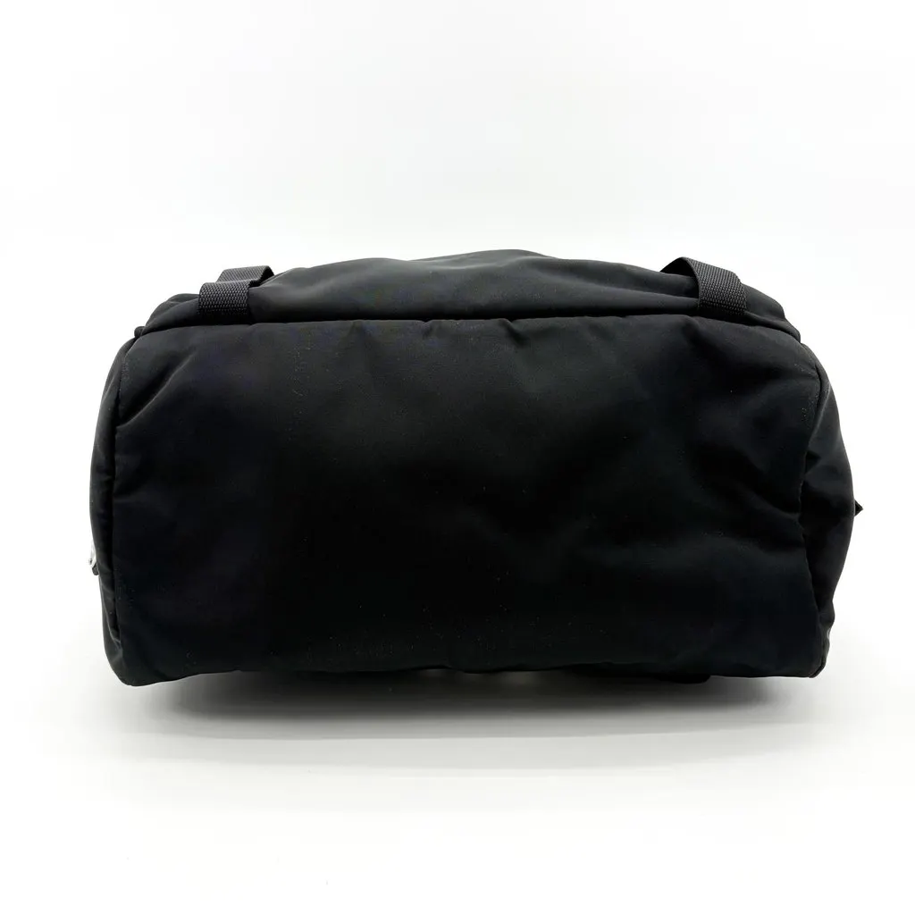 Prada Re-Nylon Backpack Medium Black Black Polyamide Good - Box View