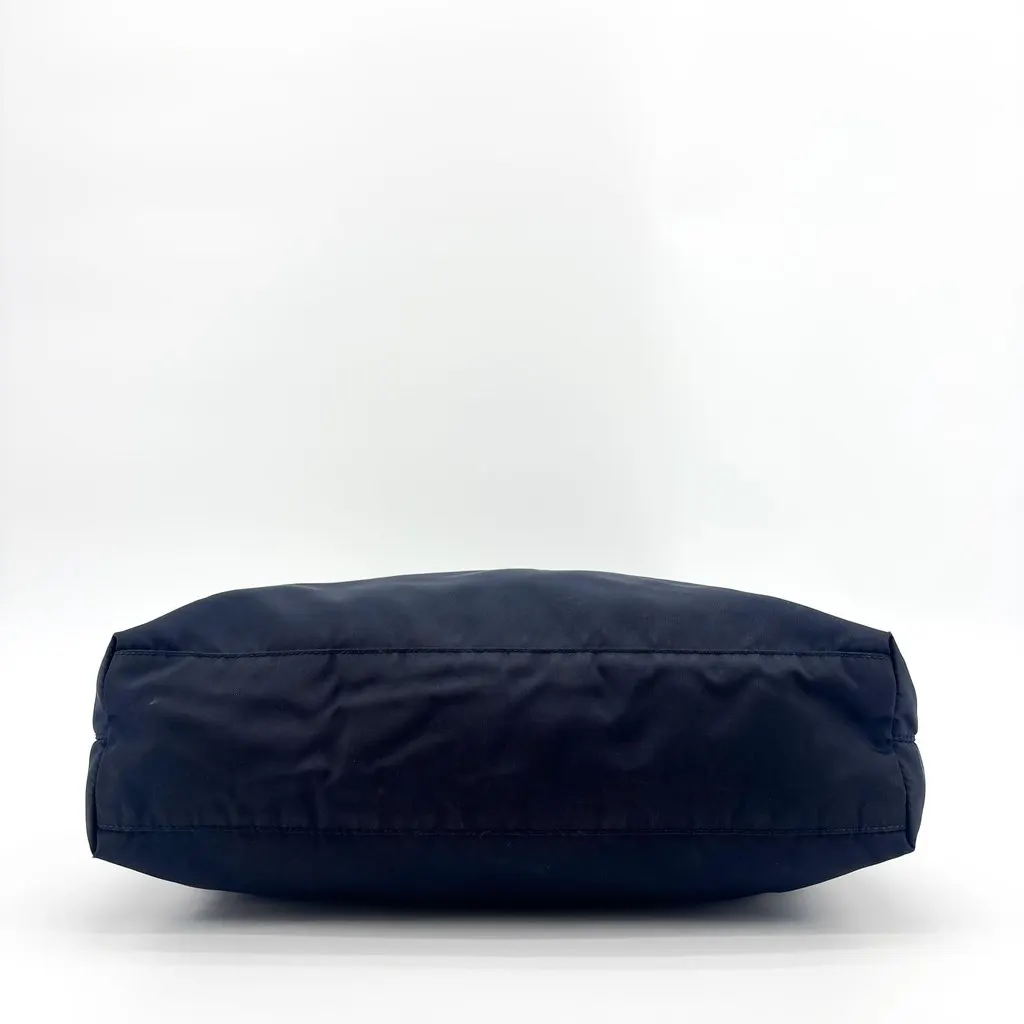 Prada Tessuto Saffiano Tote Bag Navy Navy Polyamide Good - Box View