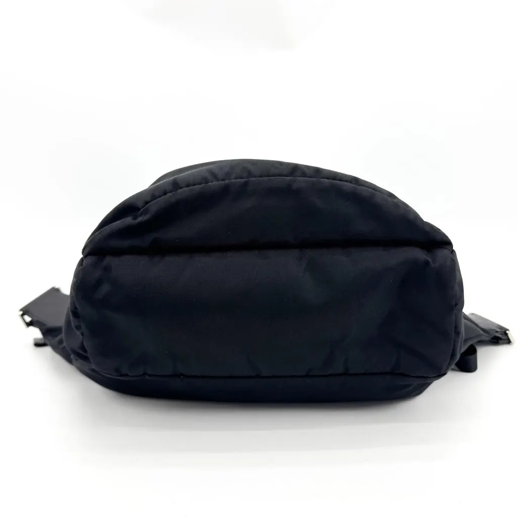 Prada Re-Nylon Belt Bag Black Black Polyamide Good - Box View