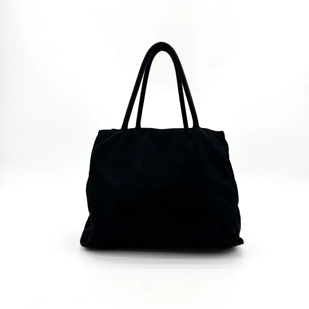 Prada Tessuto Nylon Shoulder Bag Black Black Polyamide Fair - Inside View