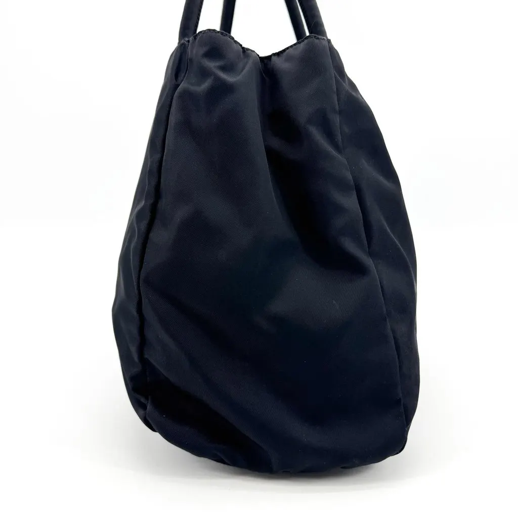 Prada Tessuto Nylon Shoulder Bag Black Black Polyamide Fair - Box View
