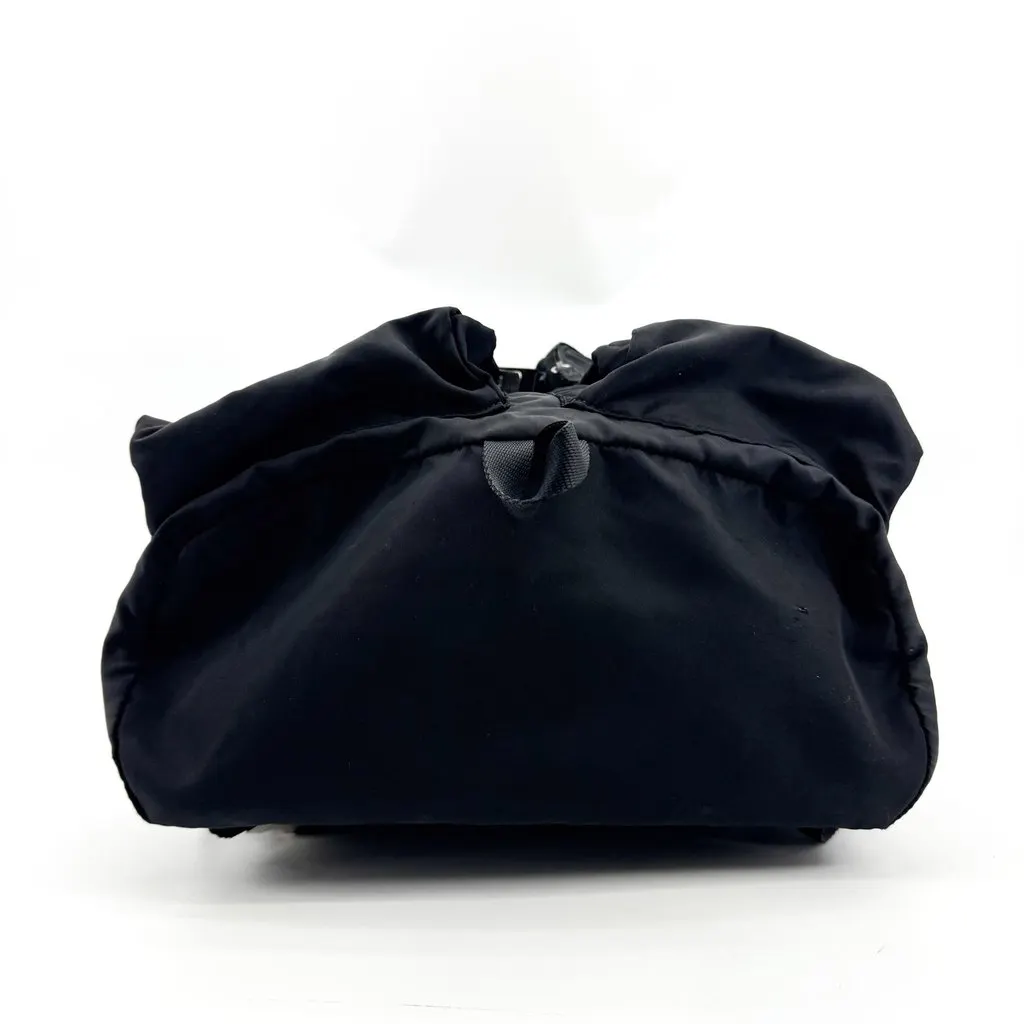 Prada Re-Nylon Backpack Black Black Polyamide Good - Model View