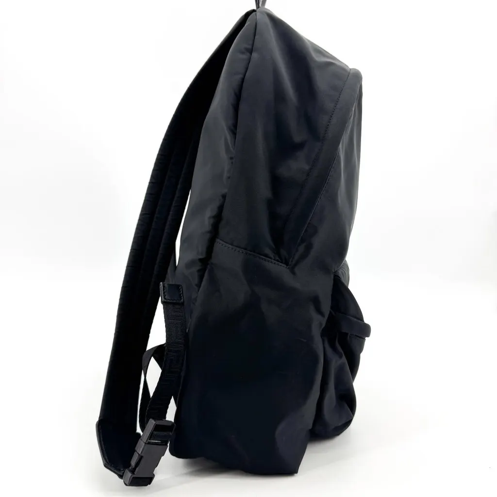 Versace La Medusa Nylon Backpack Black Black Polyamide Fair - Model View