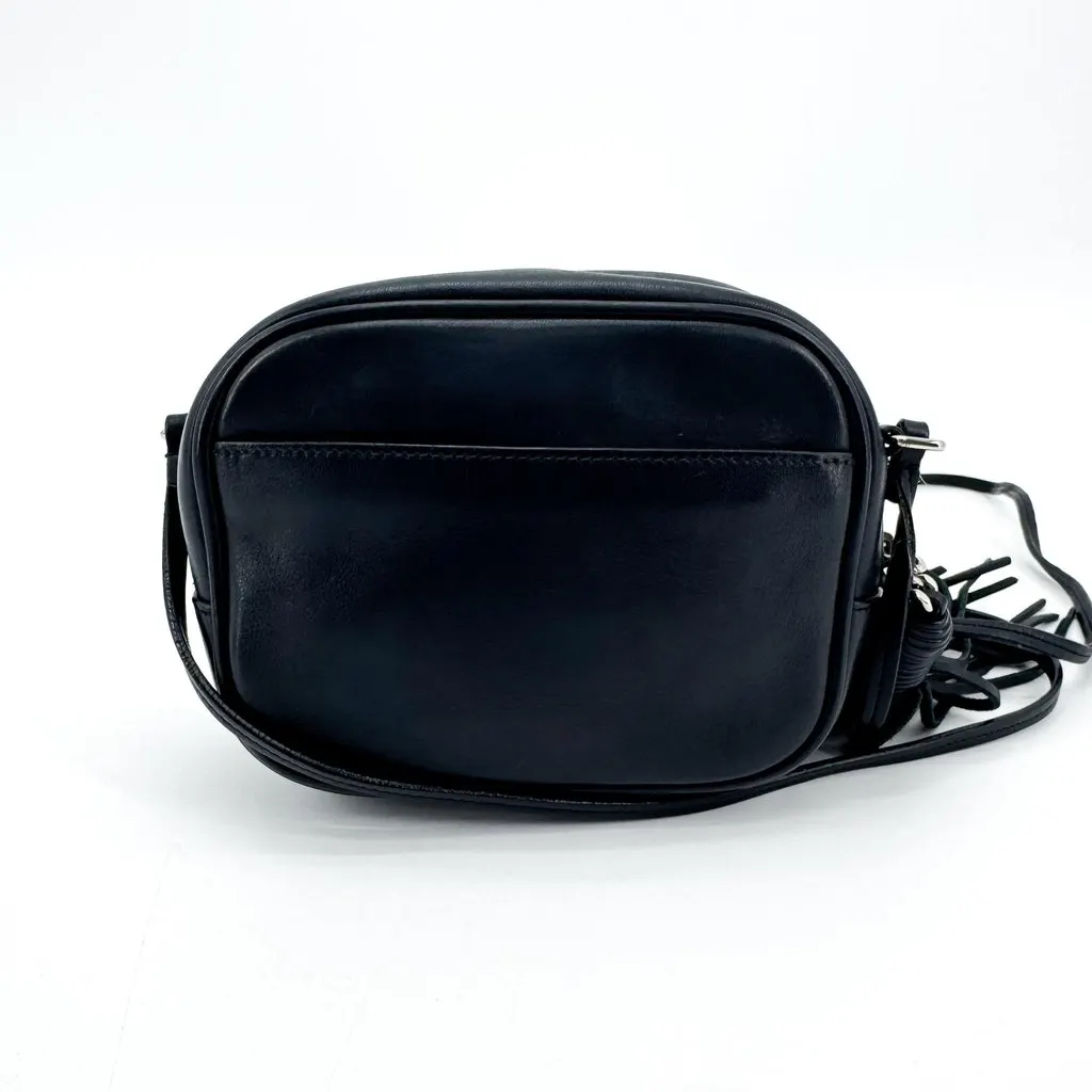 Saint Laurent Baby Lou Belt Bag Leather Silver Black Black Leather Good - Inside View