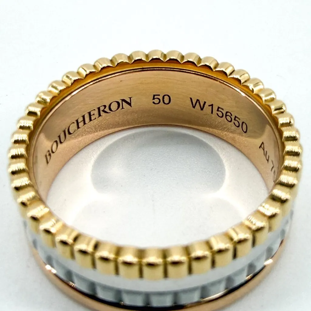 Boucheron Quatre White Edition Small Ring Gold Very good - Inside View