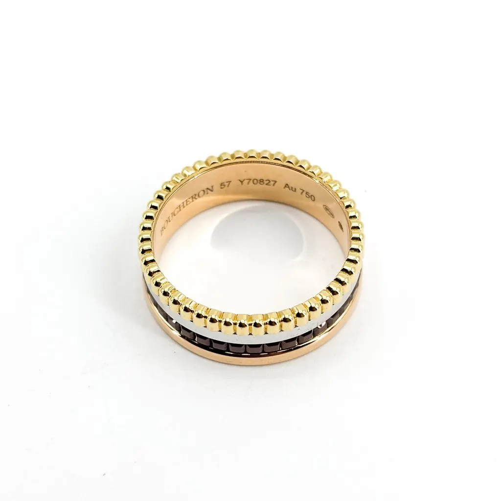 Boucheron Quatre Classique Small Ring Brown Very good - Back View