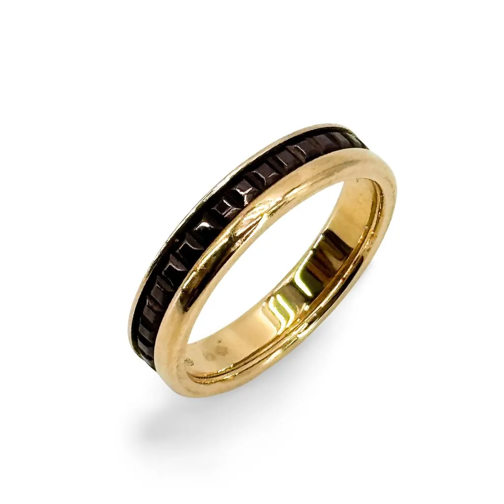 Boucheron Quatre Black Edition Wedding Band Black Good - Front View