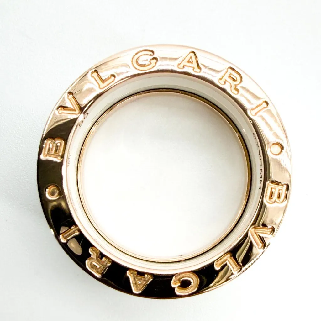 Bvlgari B.Zero1 4-Band Ring Rose Gold White Ceramic White Rose Gold Very good - Model View