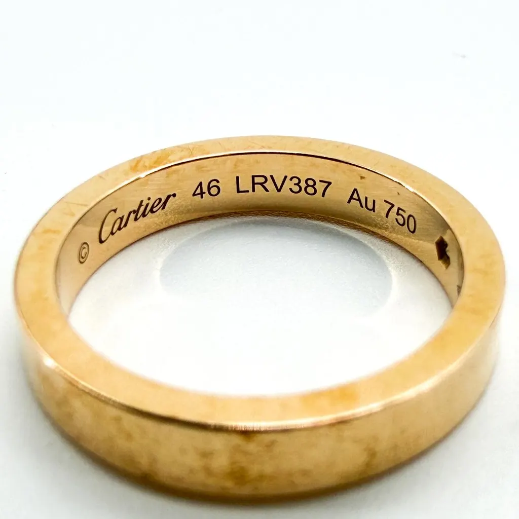 Cartier C de Cartier Wedding Band 18K Yellow Gold 1 Diamond Gold Diamond Very good - Inside View
