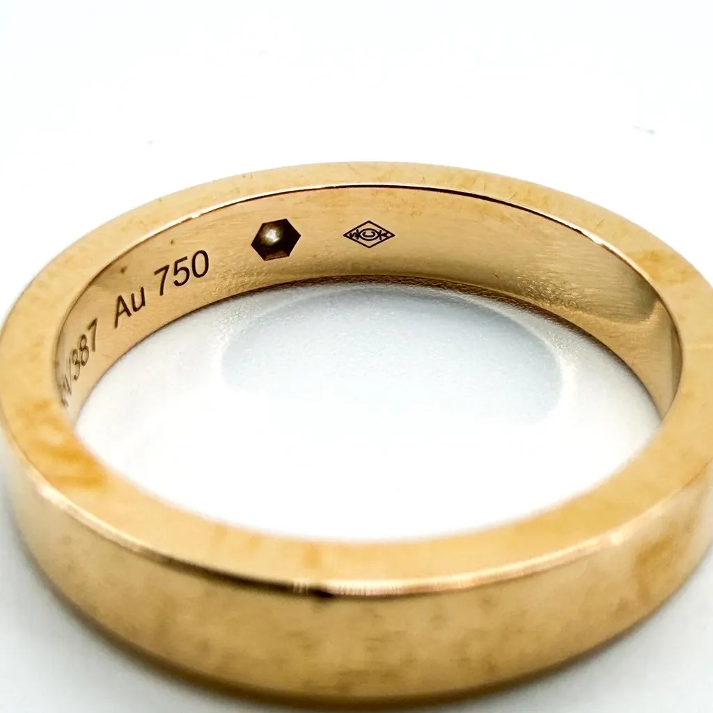 Cartier C de Cartier Wedding Band 18K Yellow Gold 1 Diamond Gold Diamond Very good - Model View