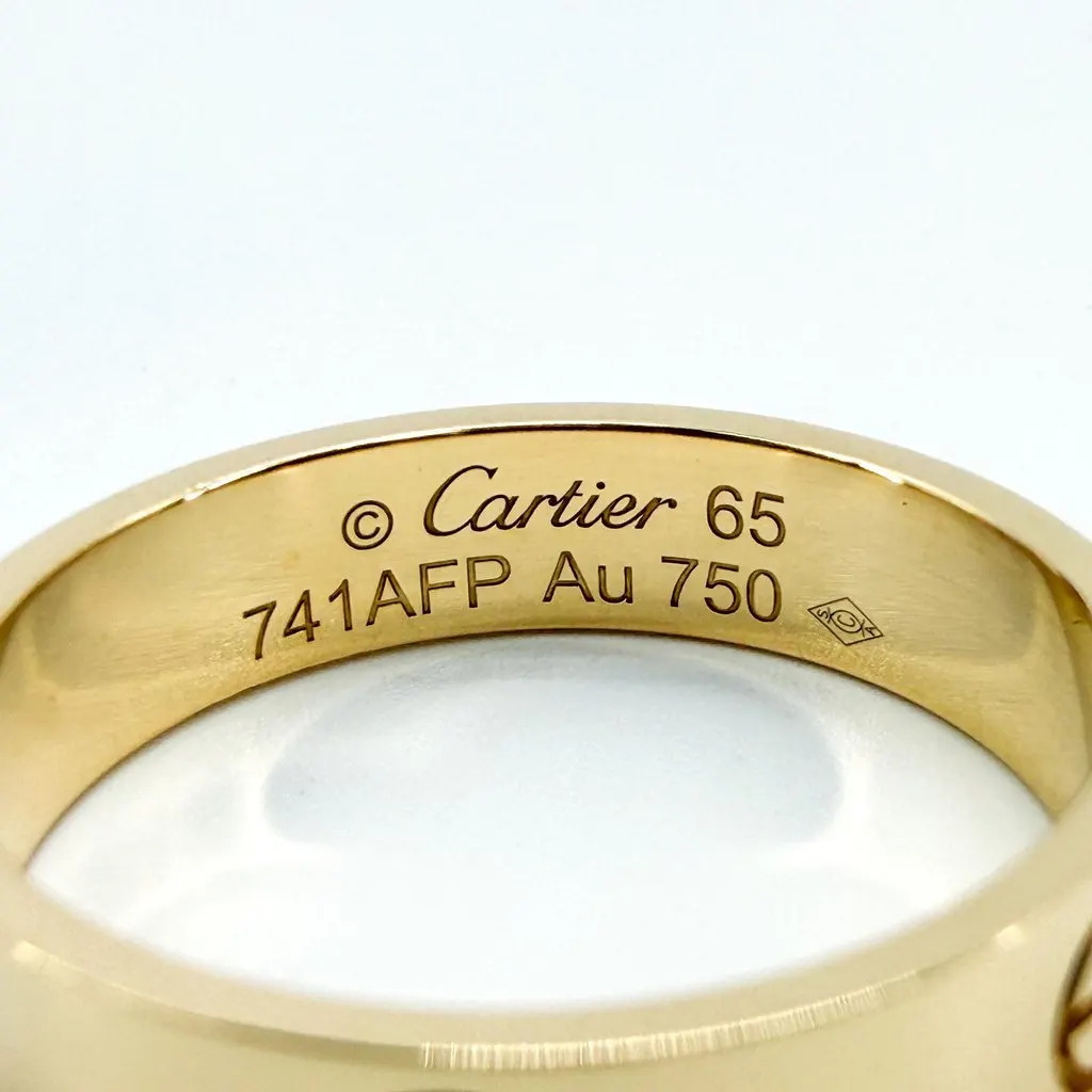 Cartier Love Ring Yellow Gold Size 25 Gold Gold Very good - Inside View