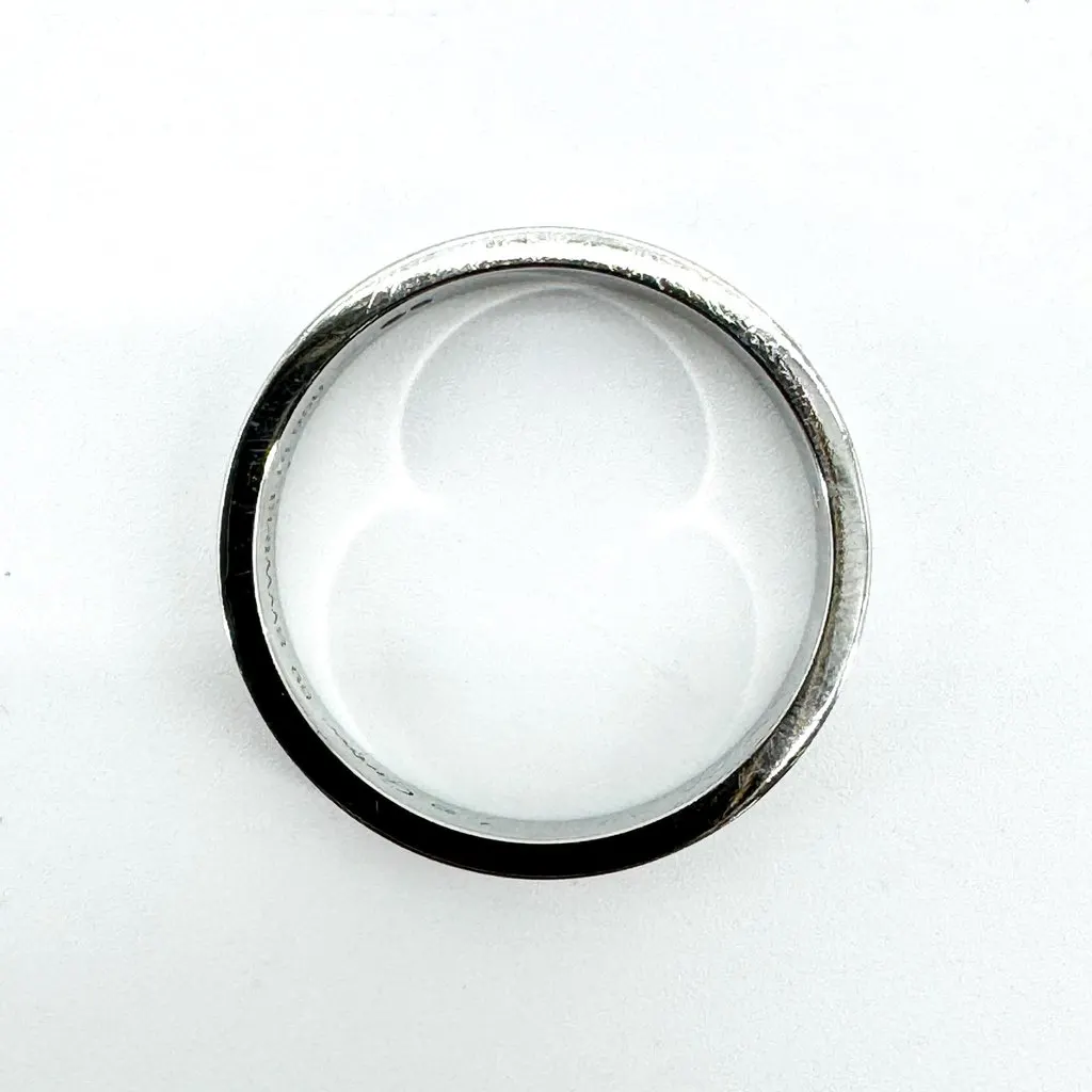 Cartier C de Cartier Wedding Band Platinum 1 Diamond Size 58 Silver Very good - Box View