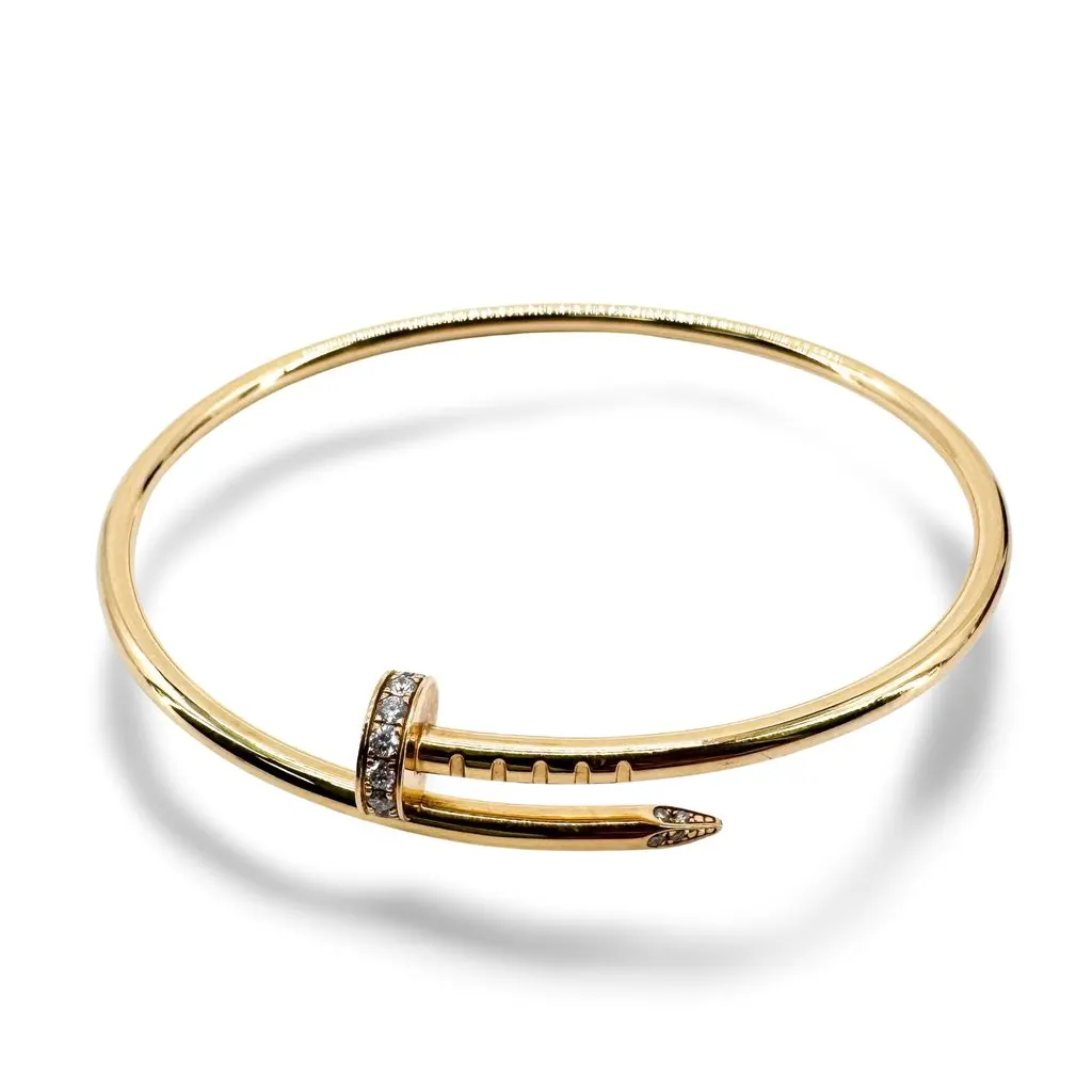 Cartier Juste un Clou Bracelet Small Model Yellow Gold Diamonds