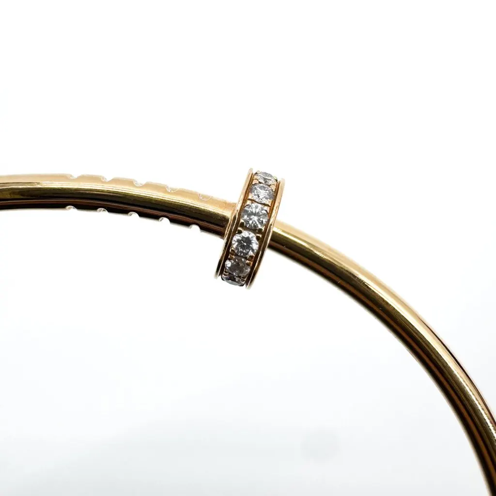 Cartier Juste un Clou Bracelet Small Model Yellow Gold Diamonds Gold Very good - Model View